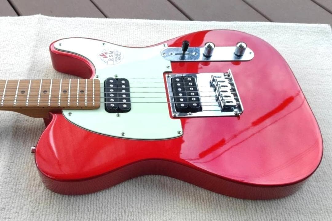 ✨未使用✨バッカス テレキャスター ハムバッカーPUx2 ラメ入レッドメタリック