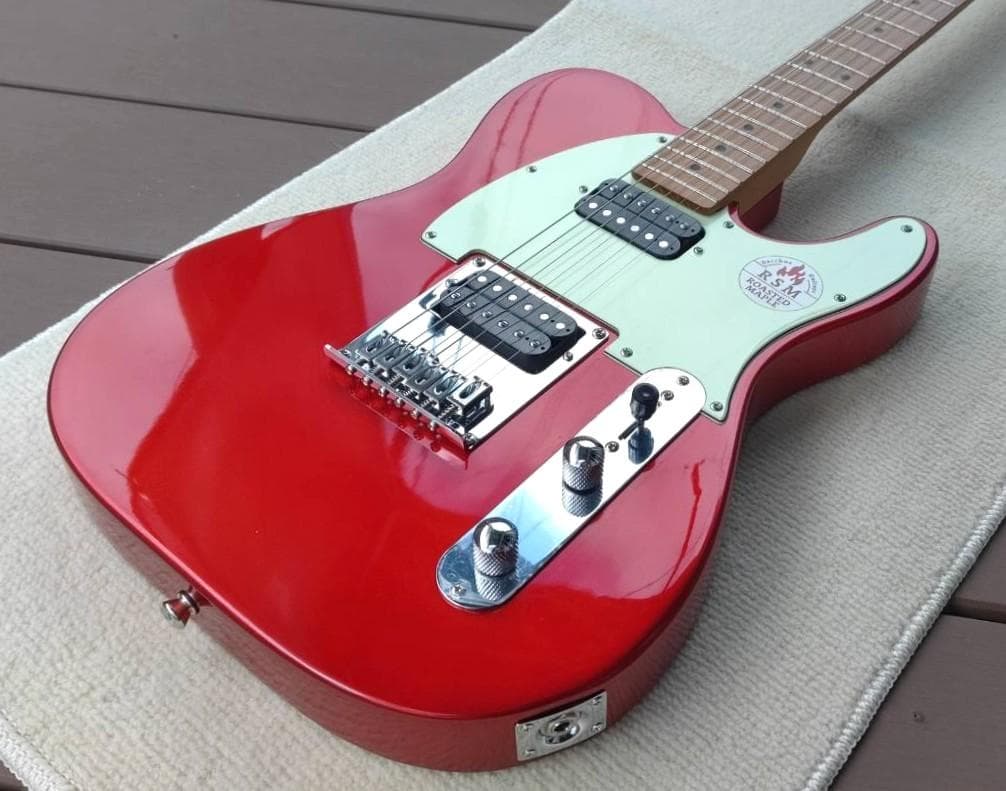 ✨未使用✨バッカス テレキャスター ハムバッカーPUx2 ラメ入レッドメタリック