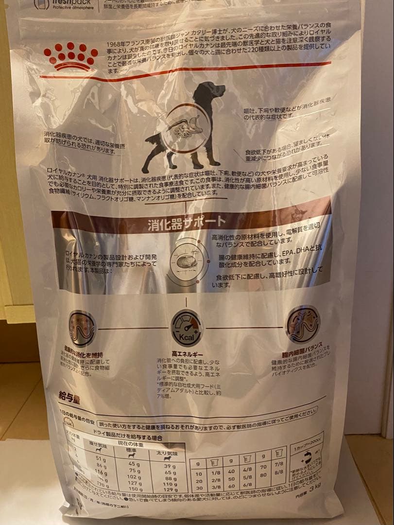  CANIN 消化器サポート 3kgx3袋