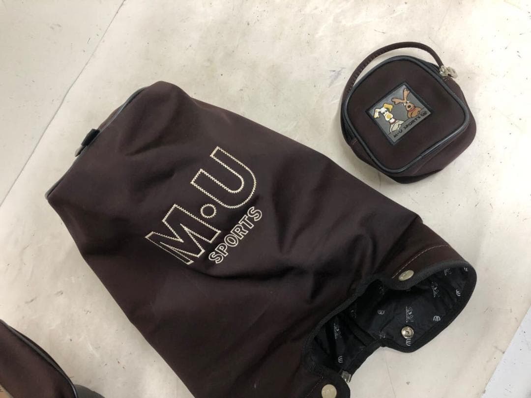 M・U SPORTS ミエコウエサコ★キャスター付き　 キャディバッグ