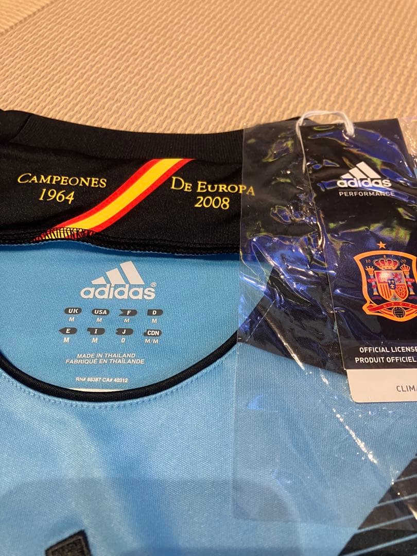 新品タグ付き　スペイン代表ユニフォーム　イニエスタ　A. INIESTA