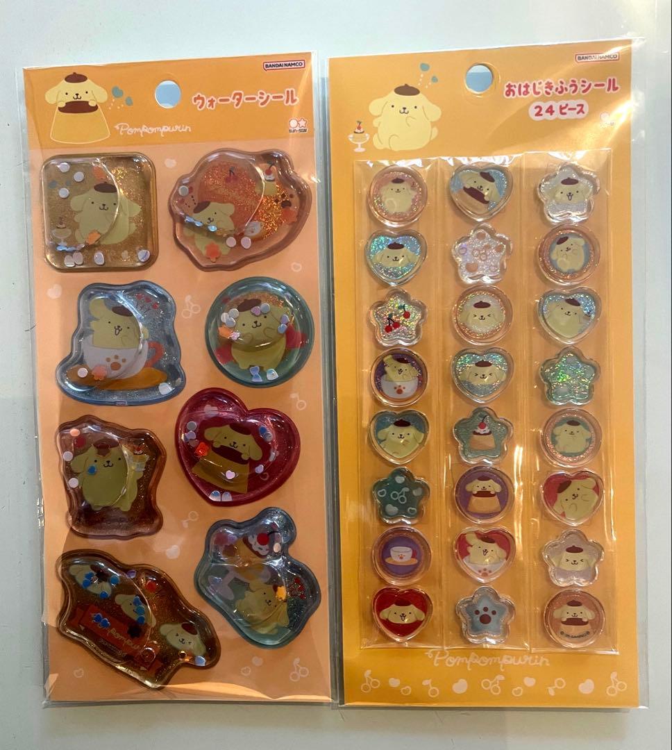 【正規品】サンリオ おはじきシール ウォーターシール　コンプリート