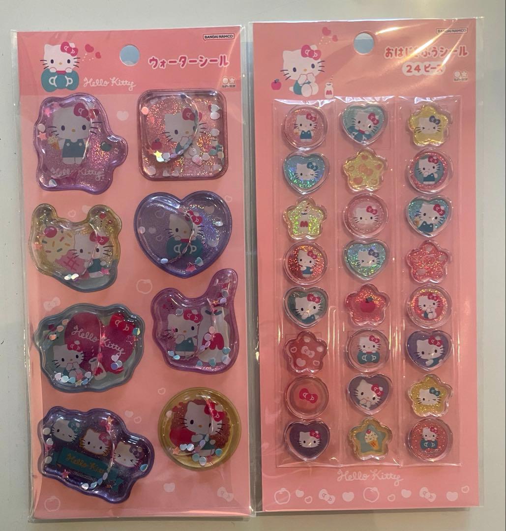 【正規品】サンリオ おはじきシール ウォーターシール　コンプリート