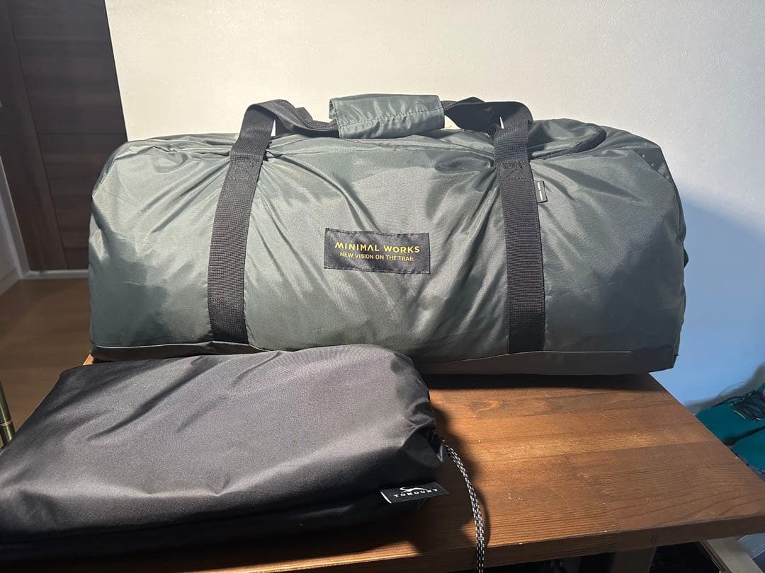 ミニマルワークス シェルターGH チャコール 1度だけ使用 メッシュ＆TPU