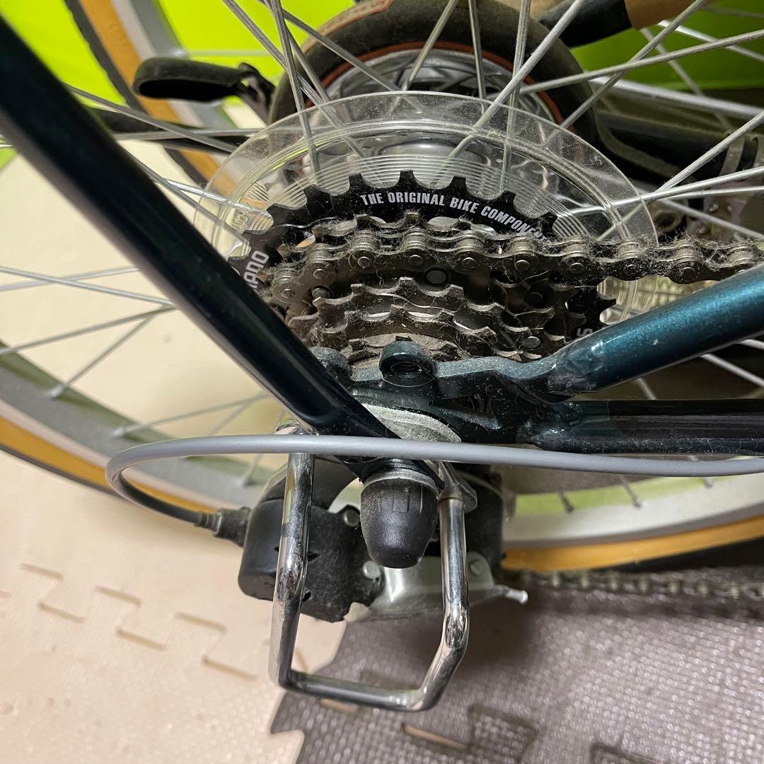 キャプテンスタッグ 折りたたみ自転車 FDB206 ギア付き　長期保管品