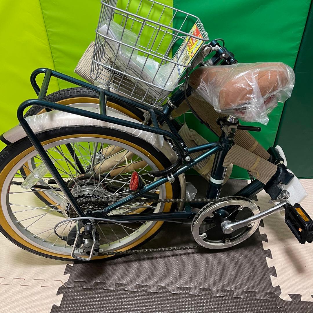 キャプテンスタッグ 折りたたみ自転車 FDB206 ギア付き　長期保管品