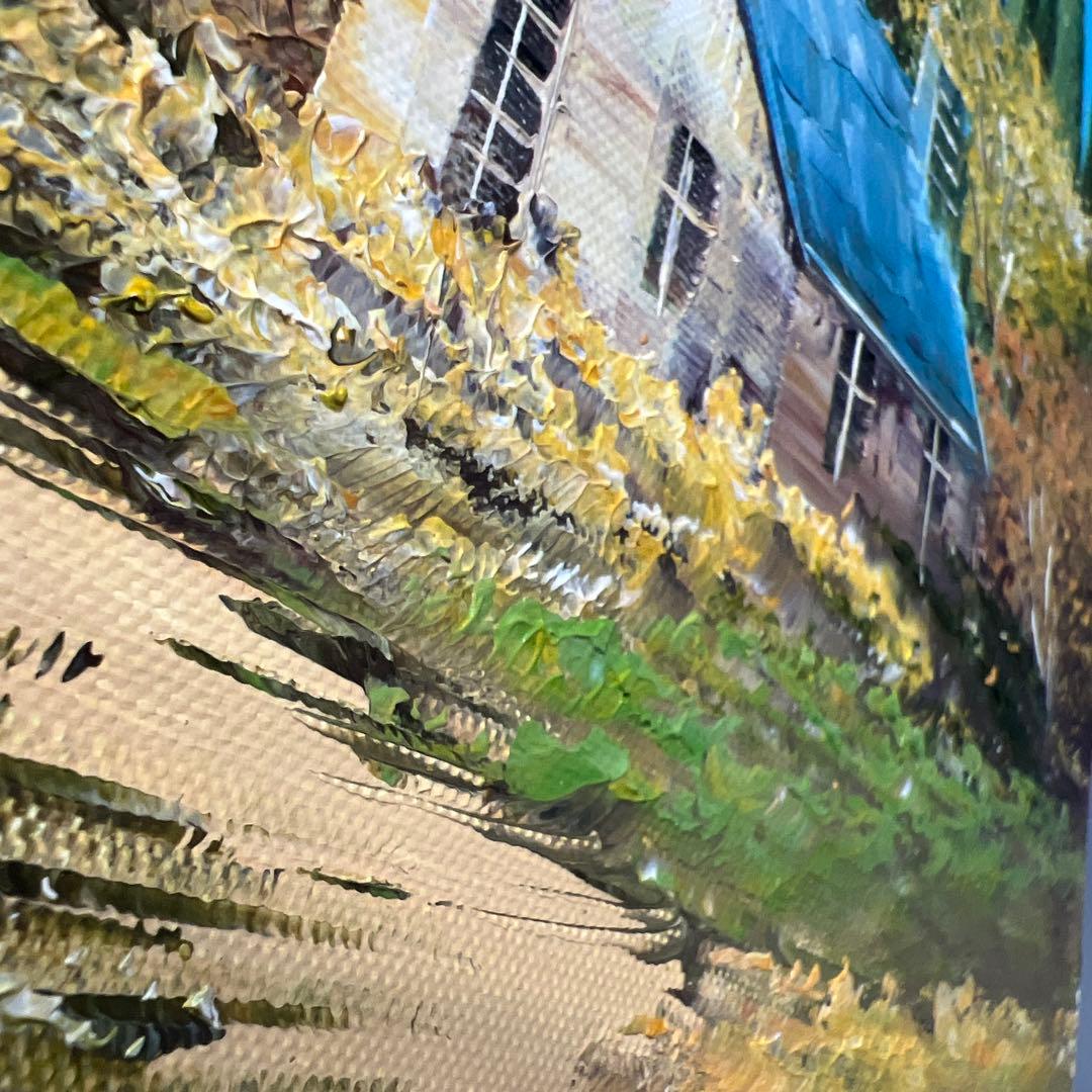 絵画　オーストラリア風景　吉岡貞夫　額縁付き