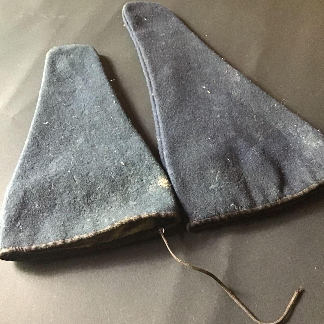 大小刀　柄袋　黒羅紗地　江戸時代