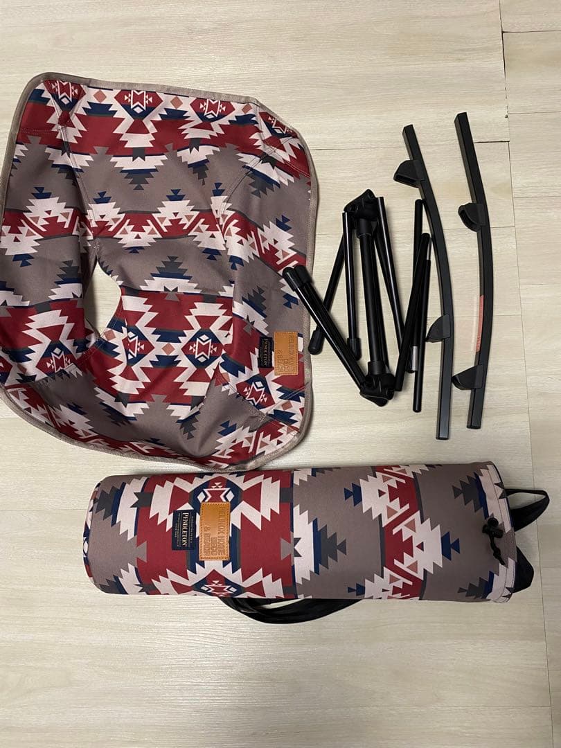 ヘリノックス×ペンドルトン限定コラボチェア　ロッキングフット付