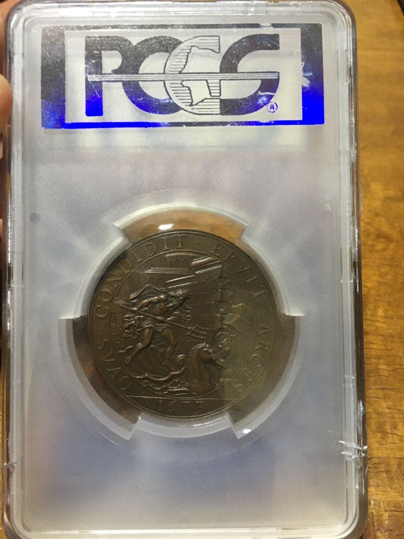 ルイ14世　銅メダル　PCGS-SP64
