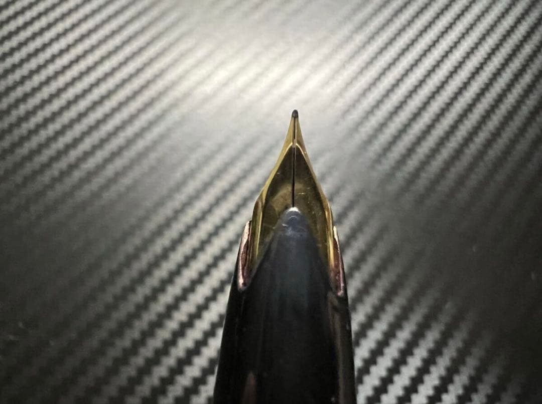 極美品 モンブラン No.14 万年筆 EF 極細字 ブラック