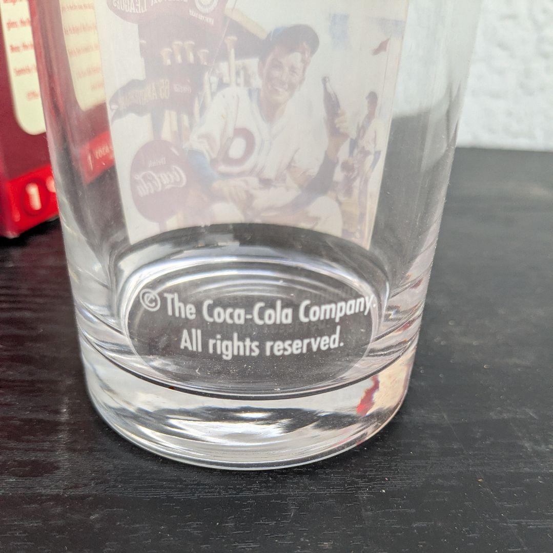 コカ・コーラ グラス4個セット 当時物 消費税5％表記 レトロ 広告デザイン