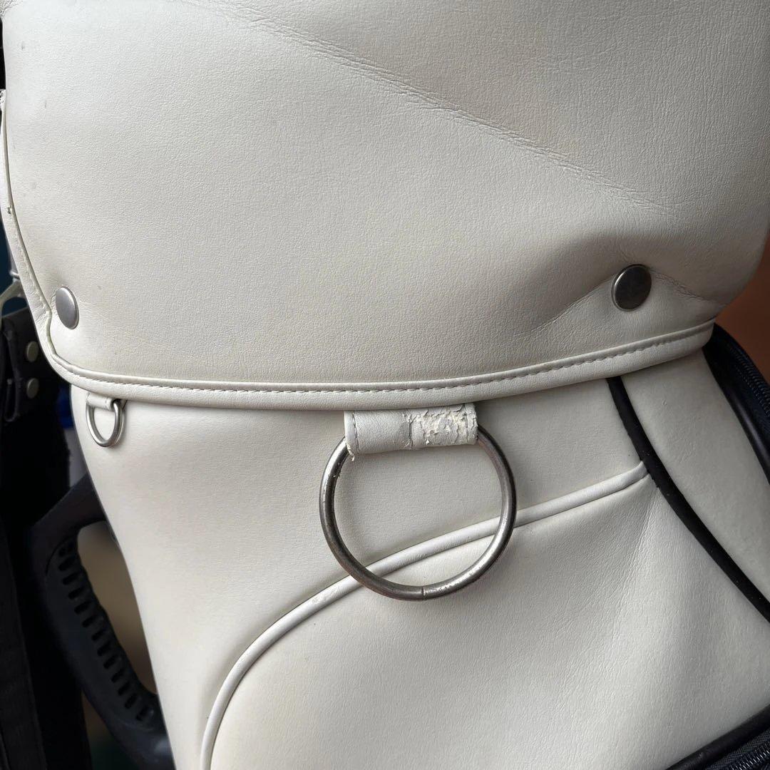 LEXUS レクサス ゴルフバッグ キャディバッグ　アイボリー　ブラウン