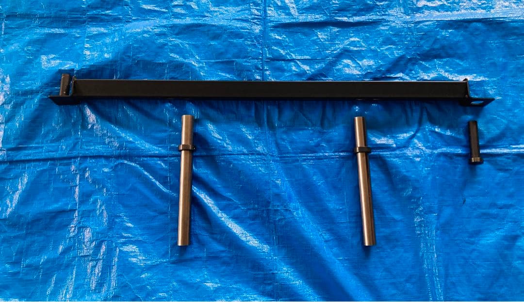 パワーテック社のハーフラックに適合するディプス＆チニングバー