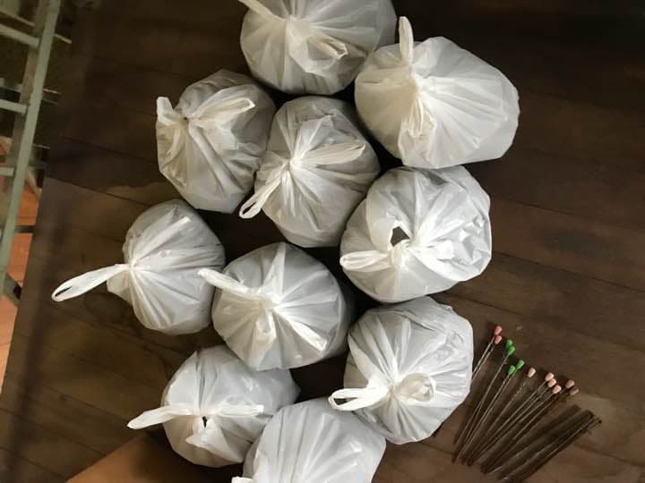 火鉢ワインクーラーメダカ古民家