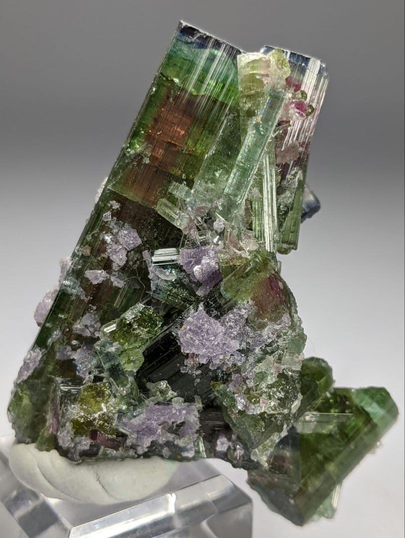 ウォーターメロン トルマリン ブラジル産 鉱物標本