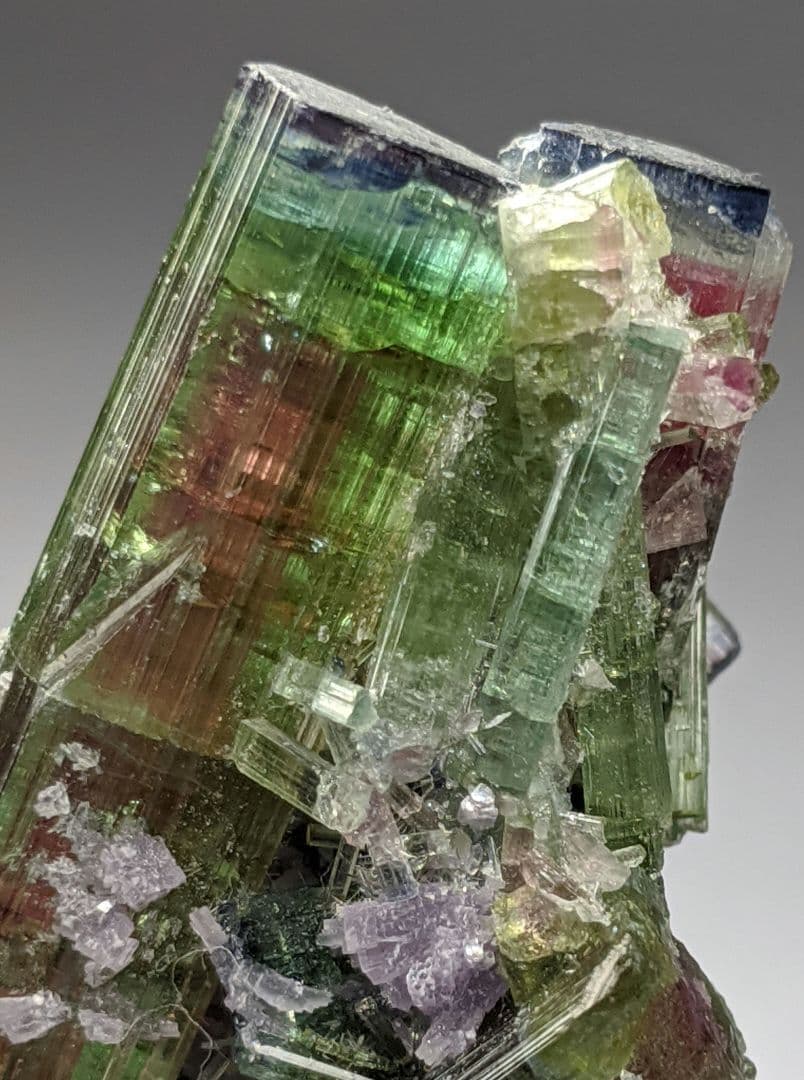 ウォーターメロン トルマリン ブラジル産 鉱物標本