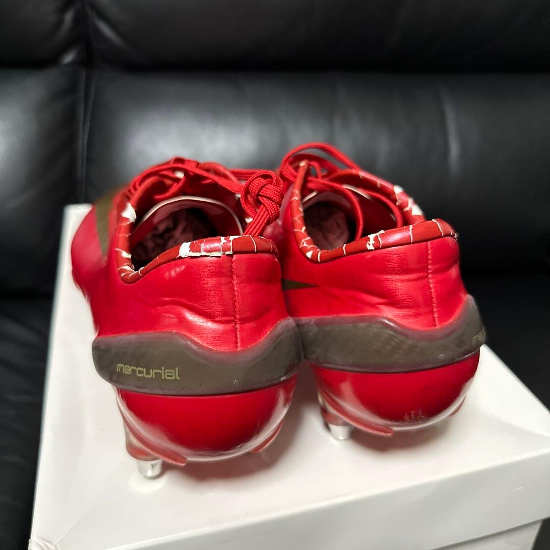 ナイキ　マーキュリアル　ヴェイパー4 SG 赤　　　ロナウド　レア スパイク