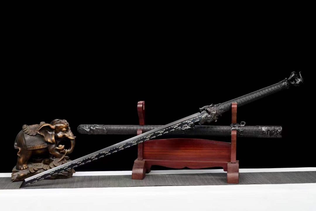 蒼龍唐横刀・刀剣の頂点 古兵器 武具　刀装具　日本刀　模造刀 居合刀 長尺