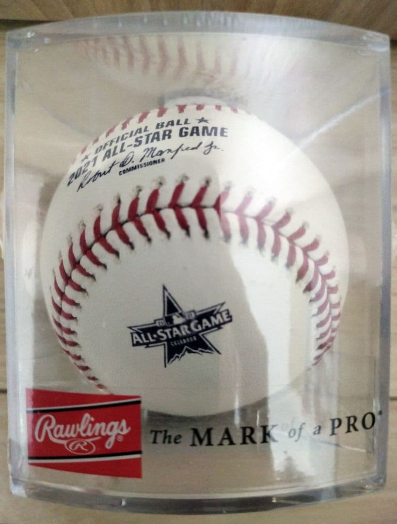 【新品】2個 2021年 MLBオールスター公式球＆大谷選手プリントボールセット