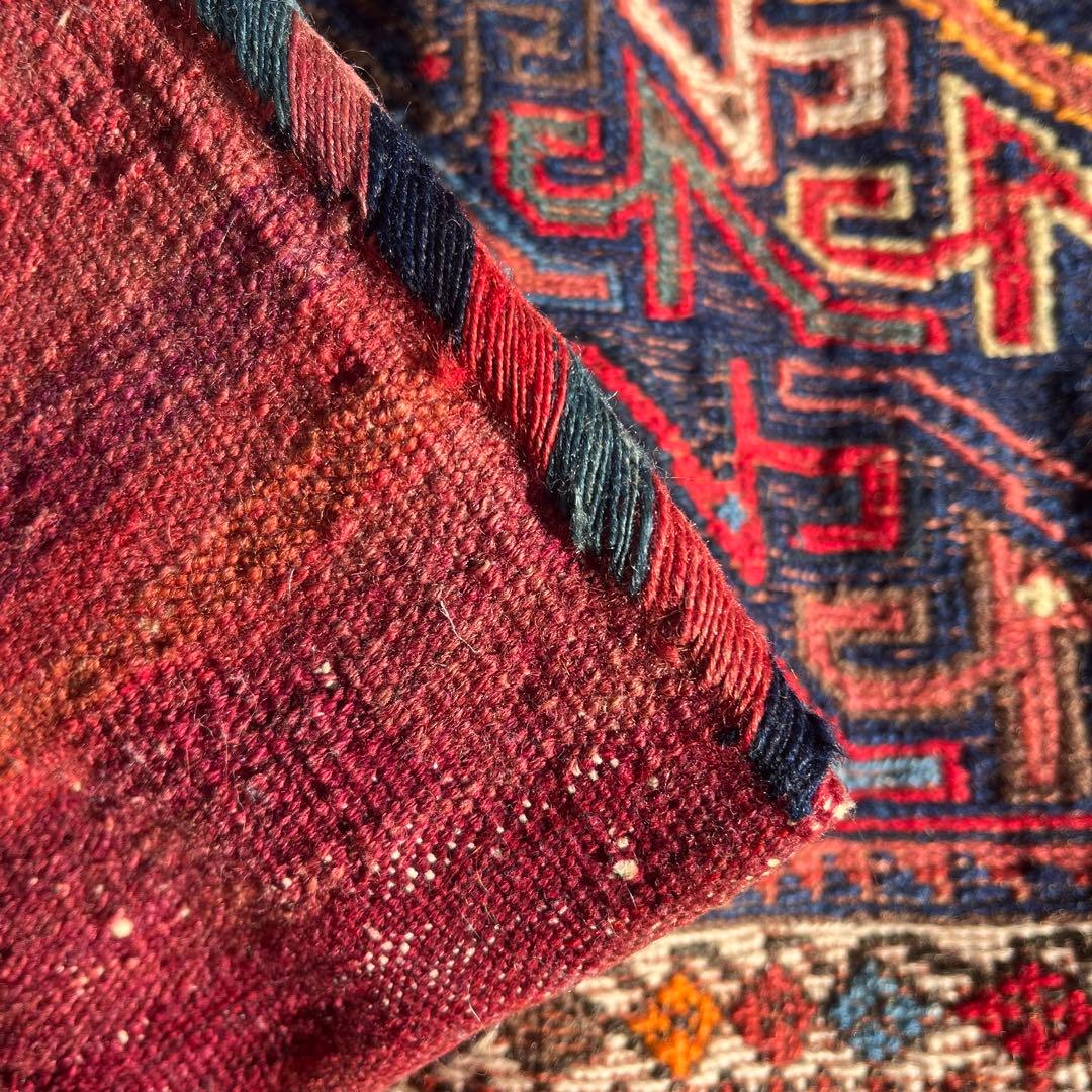 アンティーク キリム/スマック織 アフシャール族の塩袋 手織り トライバルラグ