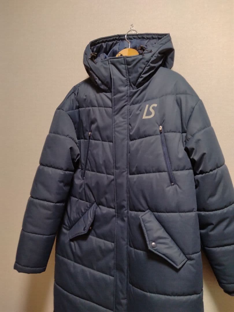 Luz e Sombra ネイビー パデッドコート ダウンコート