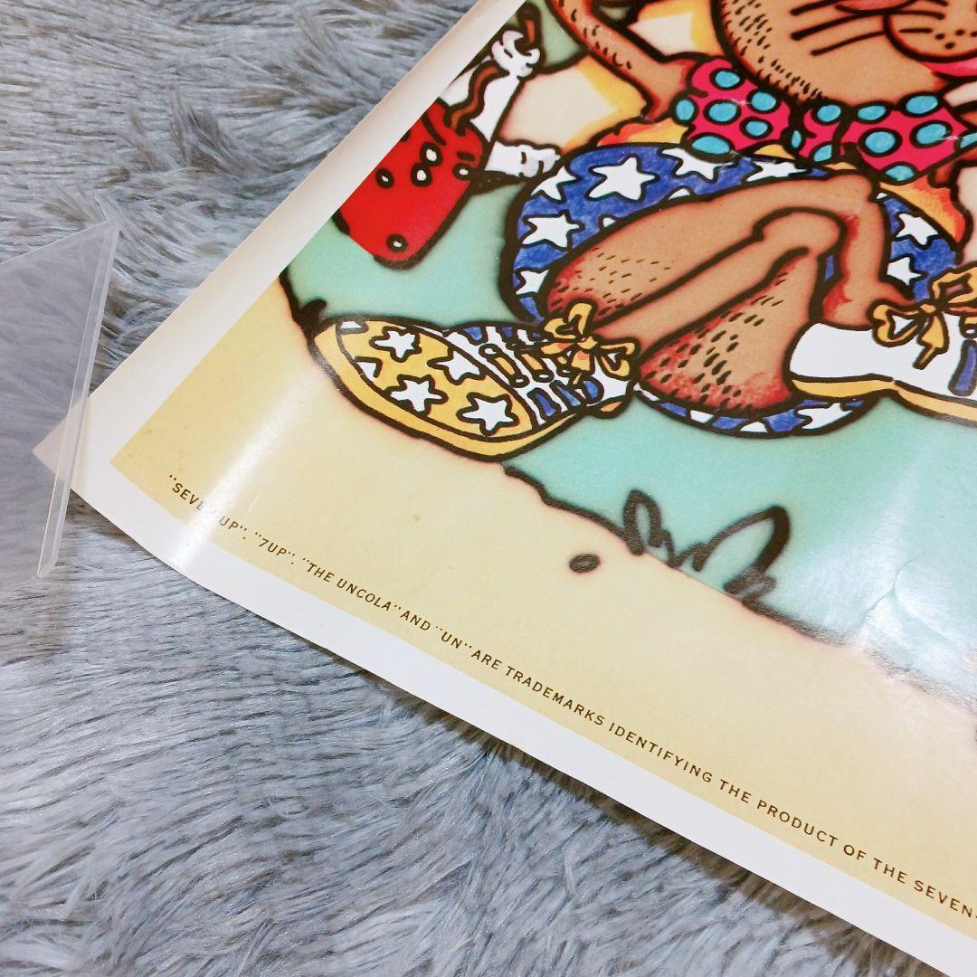 ❤️希少❤️1971年 セブンアップ 7up✨ Uncola 広告ポスター 海外