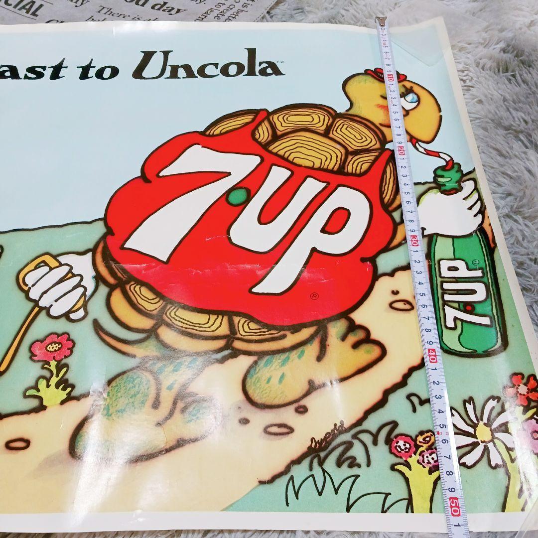 ❤️希少❤️1971年 セブンアップ 7up✨ Uncola 広告ポスター 海外