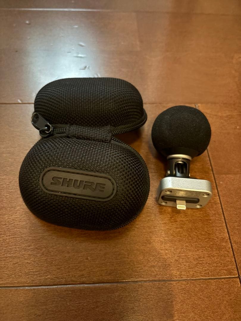 SHURE コンデンサーマイク ケース付き