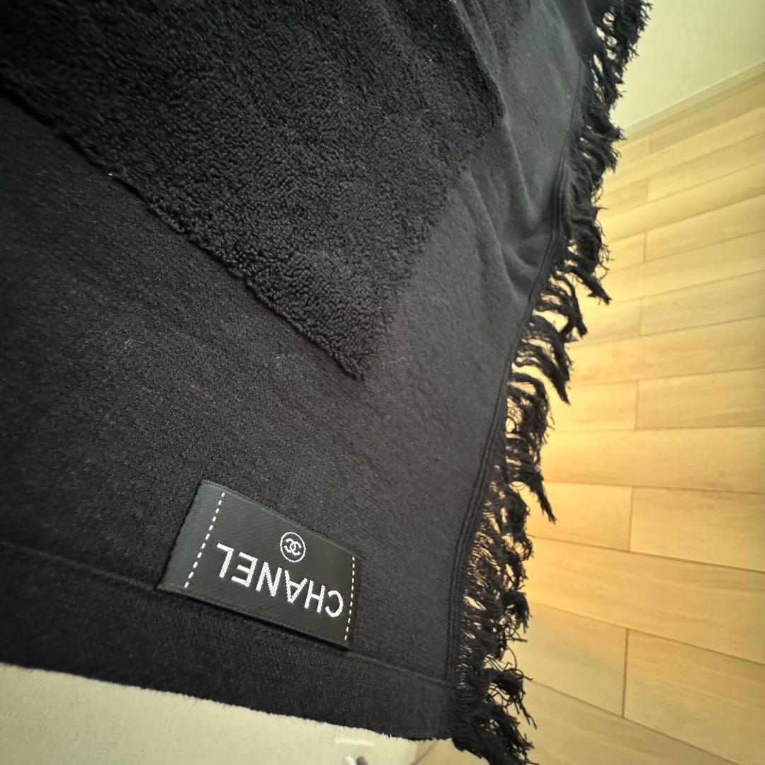 【新品未使用】CHANEL ビーチタオル 大判 ポーチ付き