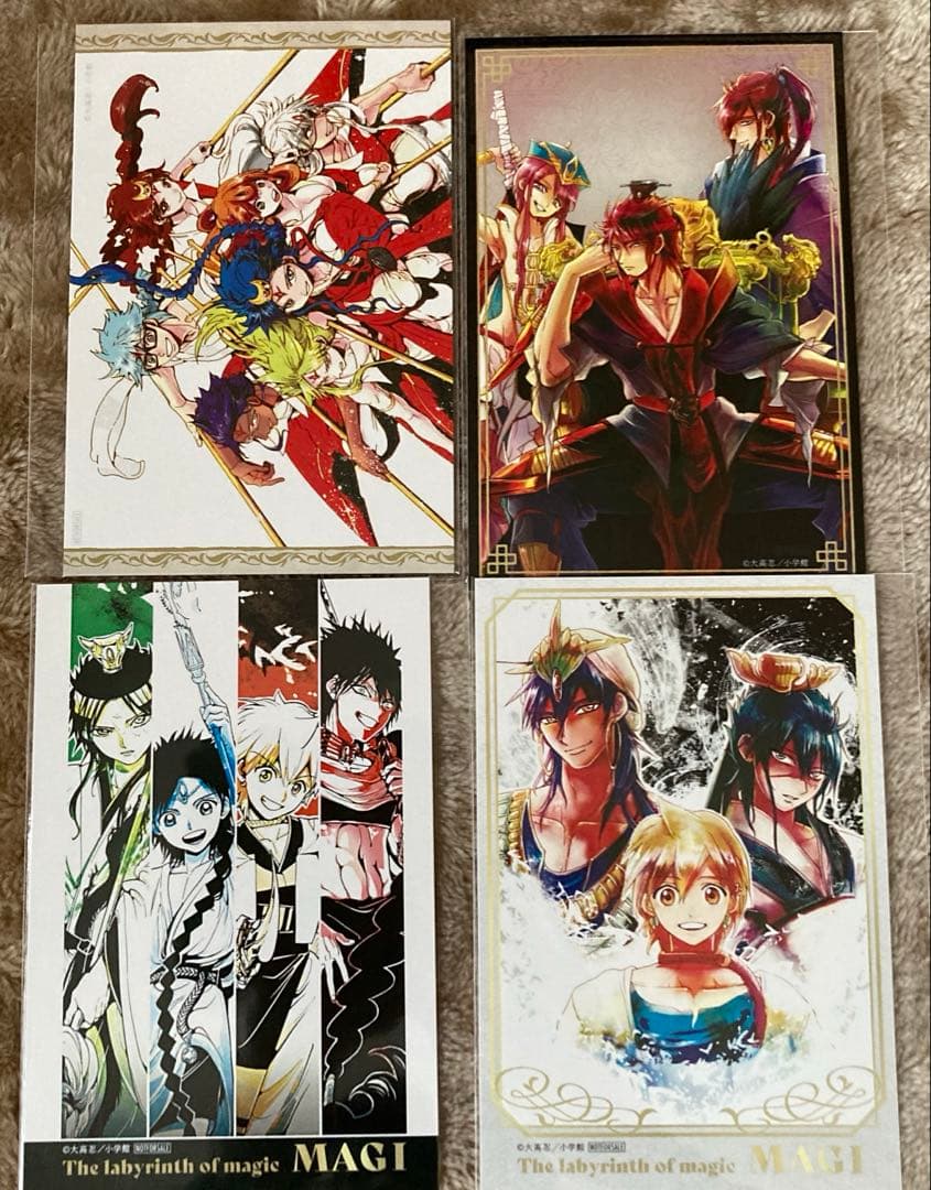 マギ　くじ引き堂　A〜D賞　ほぼコンプリートセット　52点＋特典4点