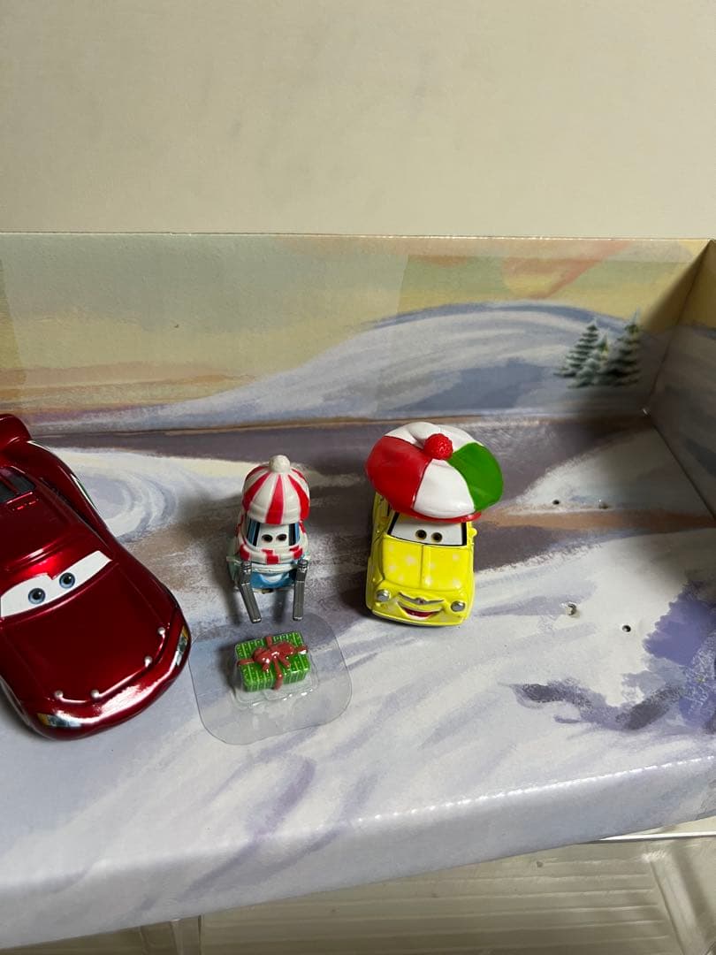 カーズ、マテル、ミニカー、限定、日本未発売、MaterSavesChrismas