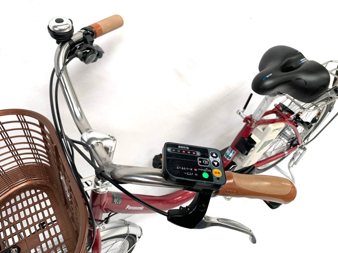 【即乘】送料無料 Panasonic 電動自転車6.6Ah長押し4点灯動作確認済
