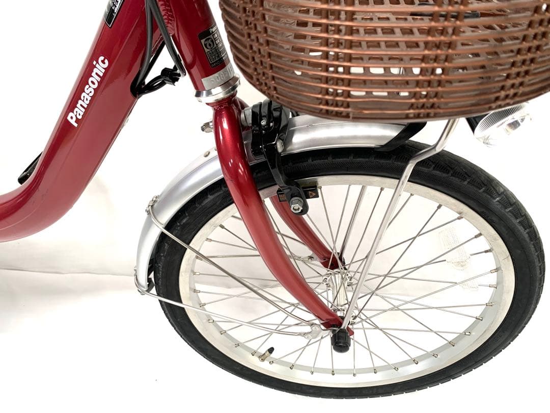 【即乘】送料無料 Panasonic 電動自転車6.6Ah長押し4点灯動作確認済