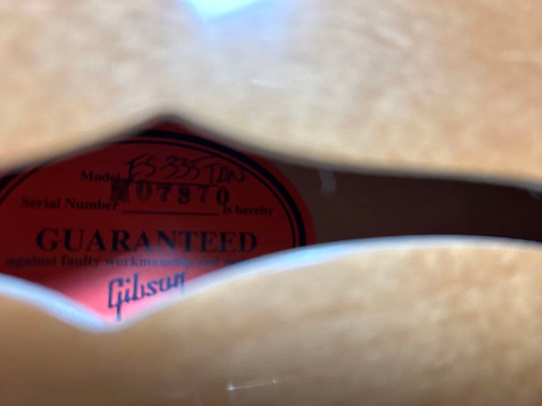 ギター Gibson Memphis 1959 ES-335TDN