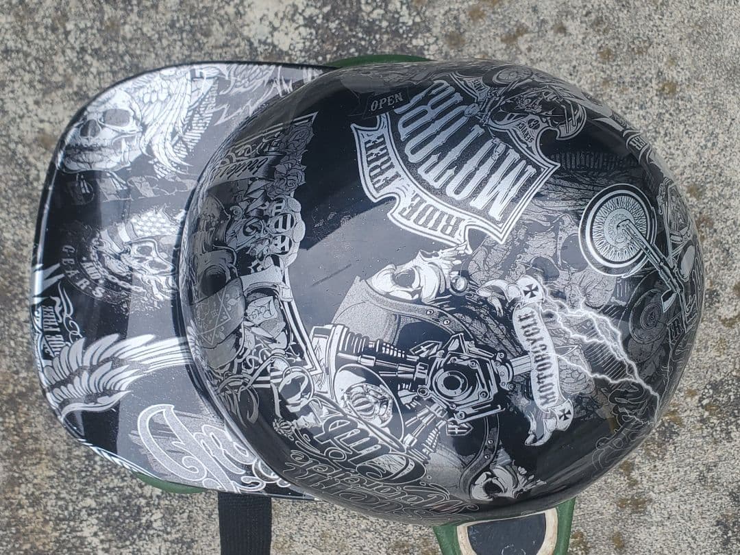 ストリート系グラフィックヘルメットバイク ハーレー