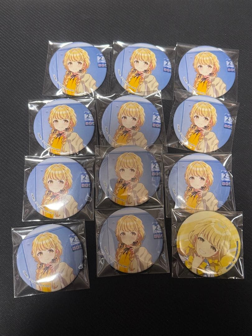 旅マス　学マス　学園アイドルマスター　藤田ことね　缶バッジ　12個セット