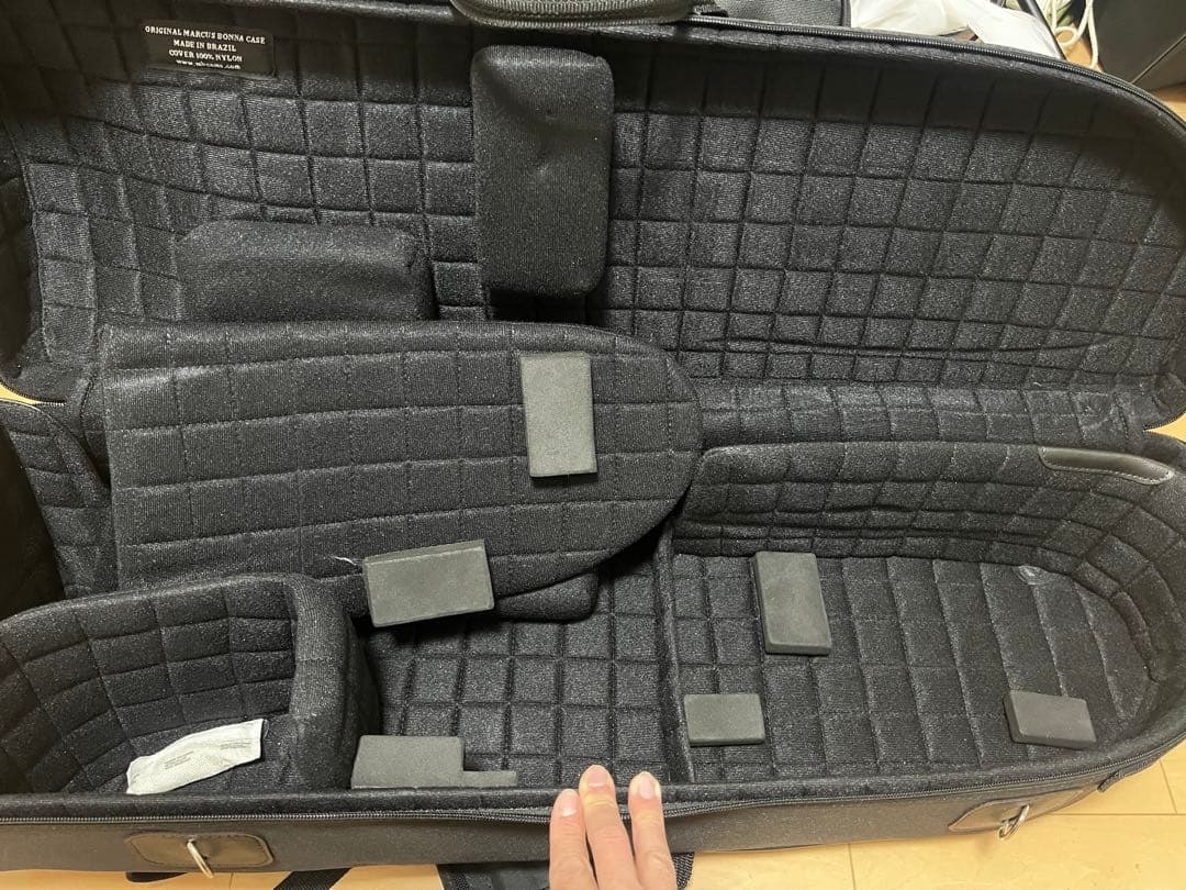 Marcus Bonnaトロンボーンケース(Shiresロゴ入り)ブラック