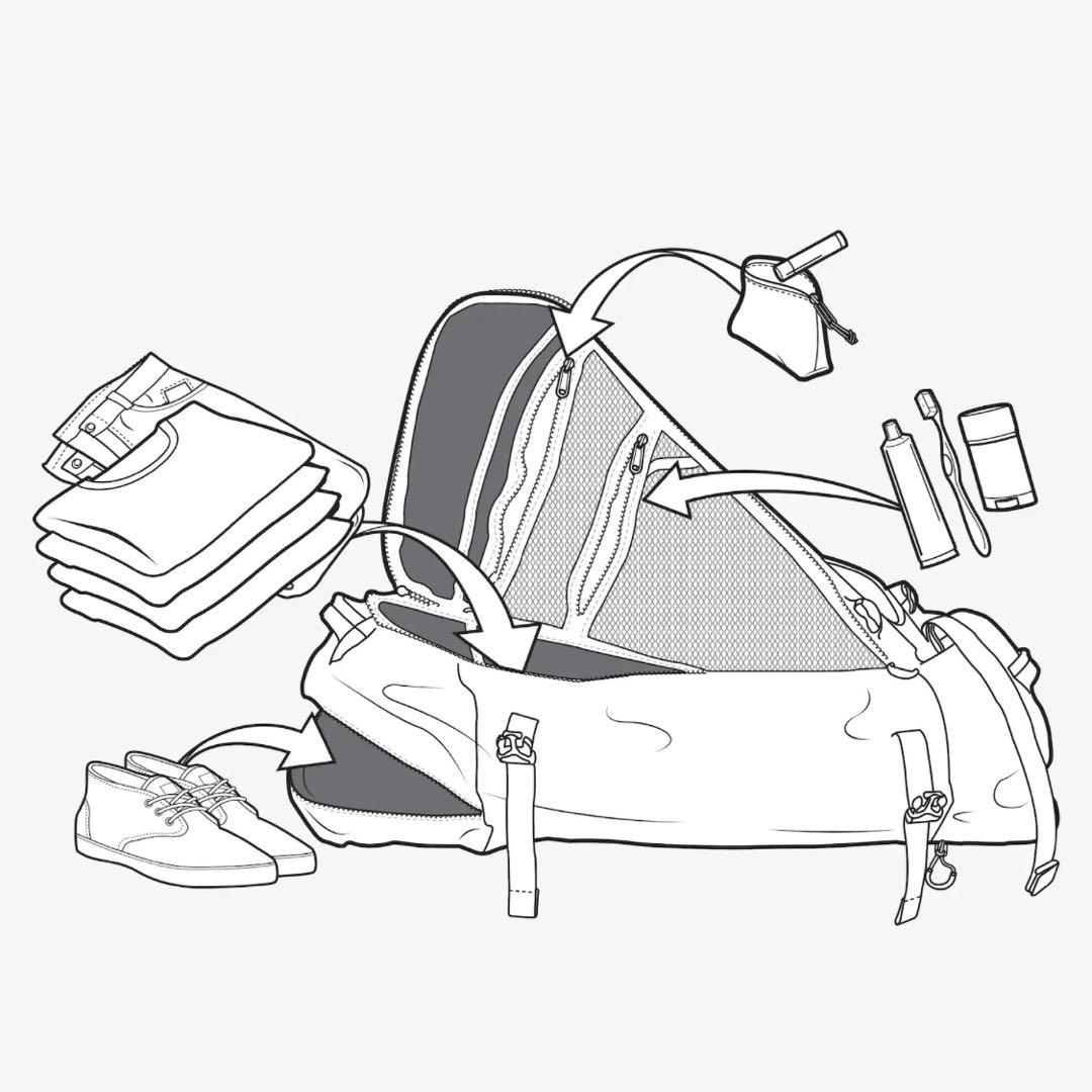 【未使用品】Burton Multipath 90L ラージ ダッフルバッグ