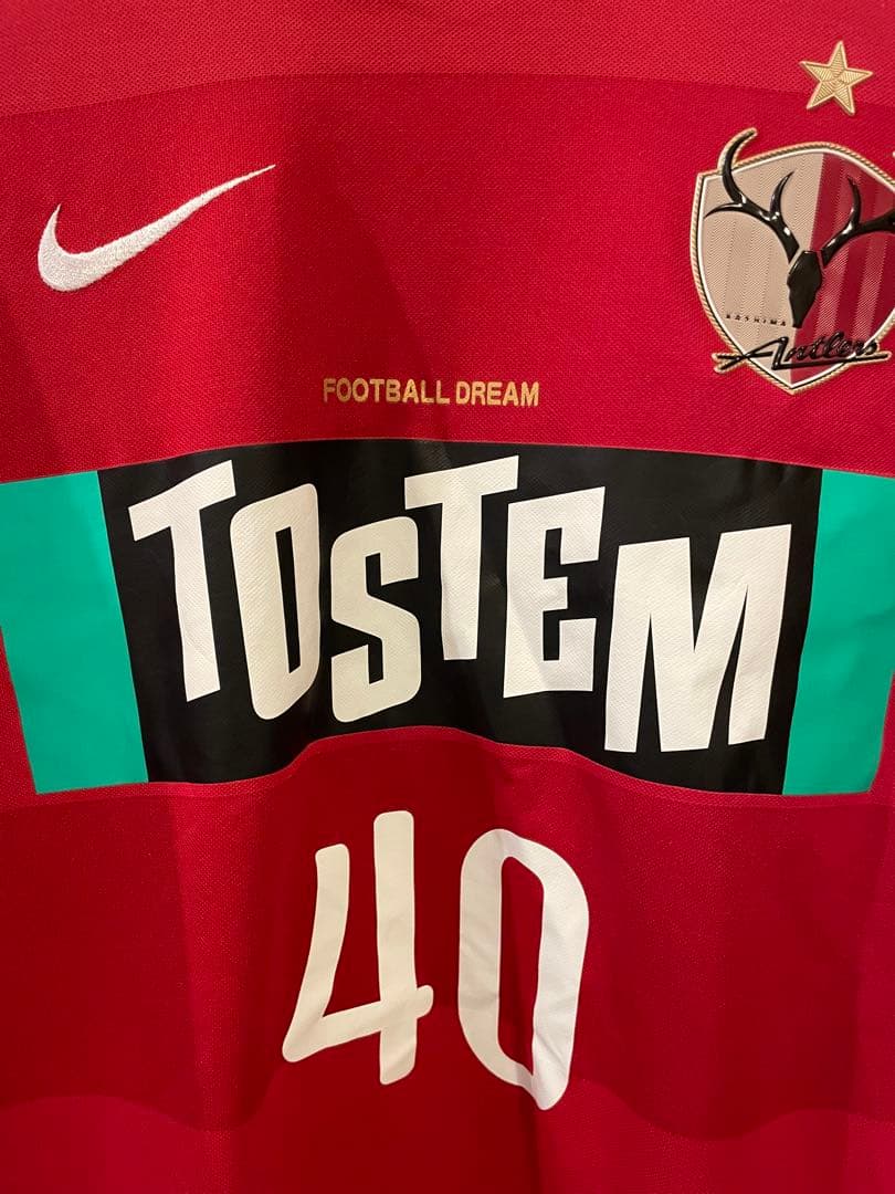 正規品 2010 鹿島アントラーズ レプリカユニフォームMサイズ