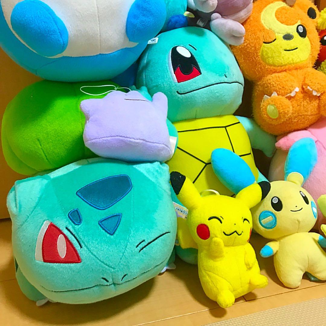お得！人気　NINTENDOポケットモンスターぬいぐるみ大集合　お得14体セット