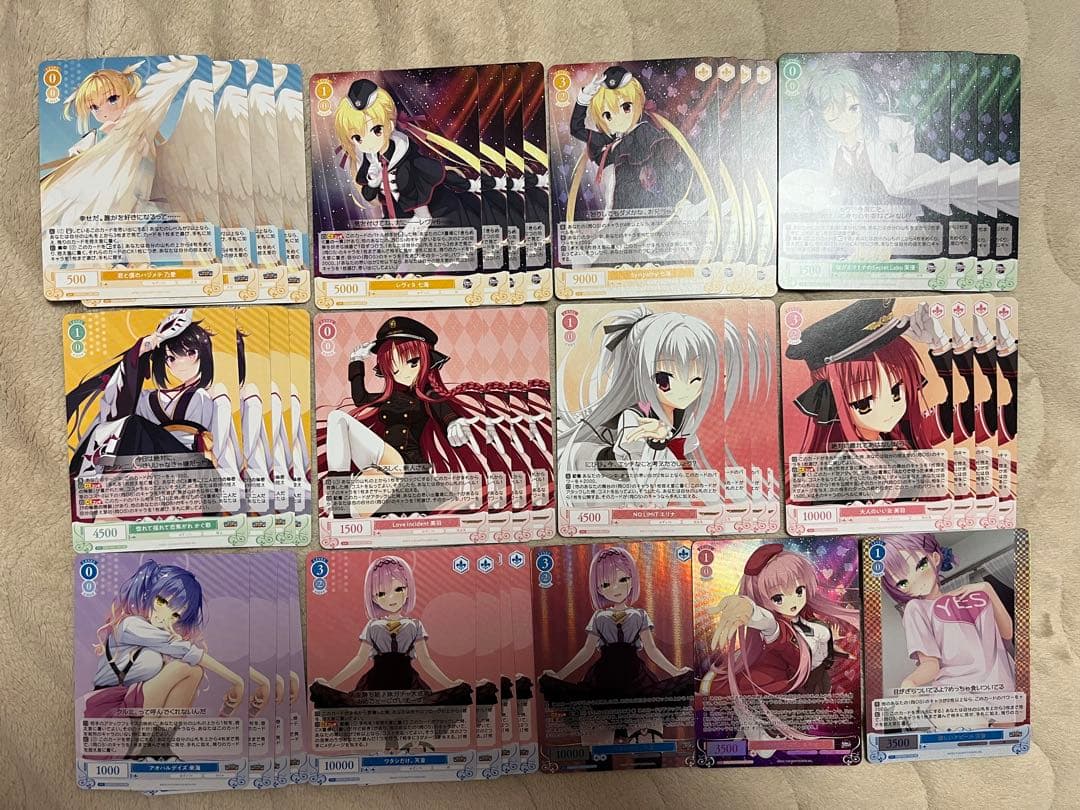 ヴァイスシュヴァルツロゼ ゆずソフト RR以下4コン + 4BOX購入特典付き