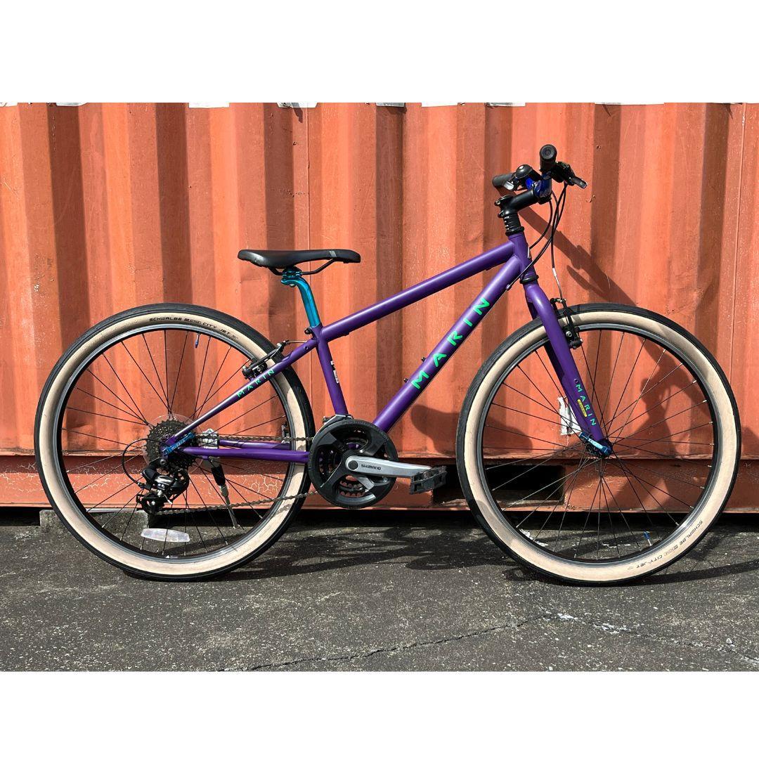 整備済み クロスバイクカスタム MARIN MUIRWOODS SE パープル