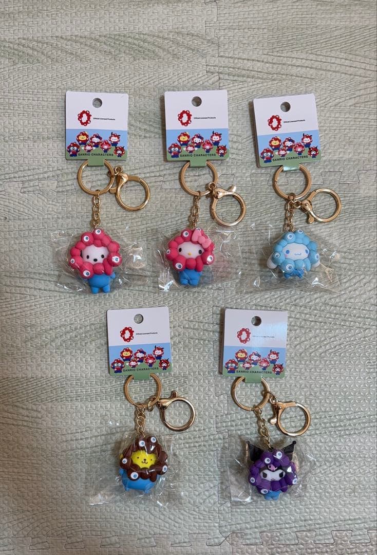 【新品未使用】サンリオミャクミャクパステルキーホルダー