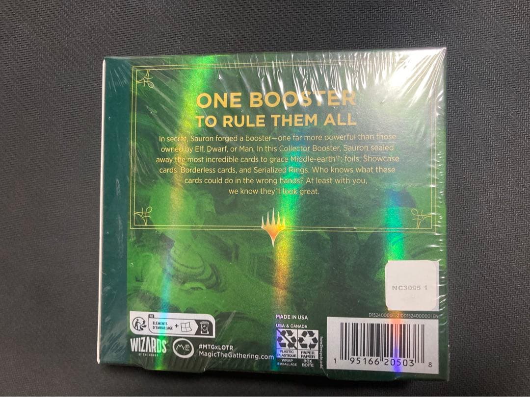 【新品未開封】MTG 指輪物語 コレクターブースター 英語版 1BOX