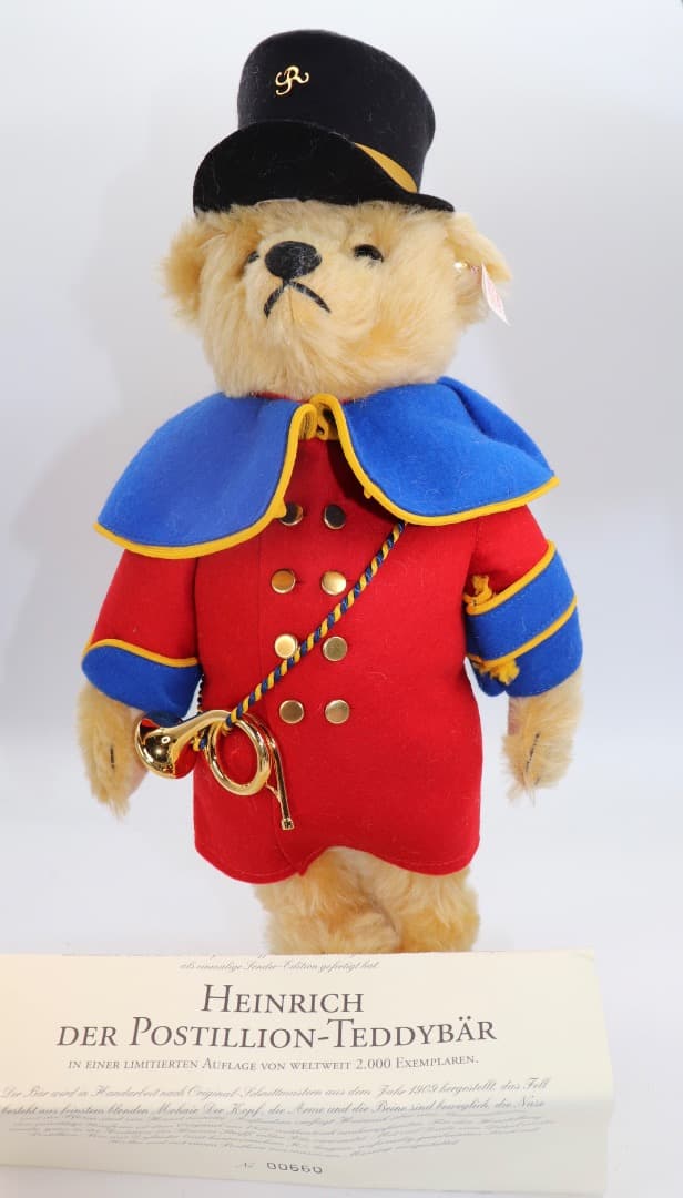 Heinrich der Postillion-Teddybar テディベア