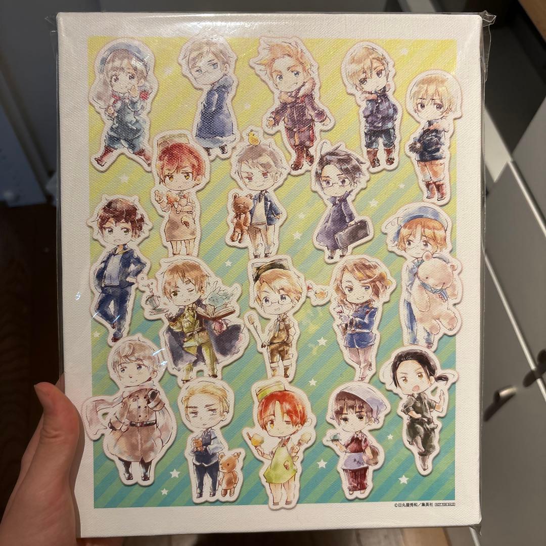 ヘタリア　マルイ　抽選会　当選品　キャンバスボード