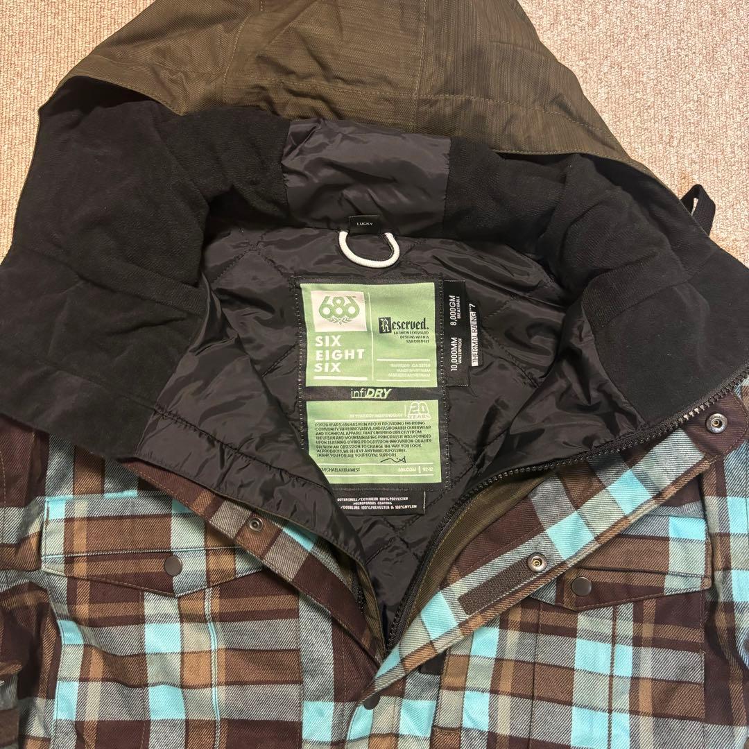 686 スノーボードウェア 上下 メンズ