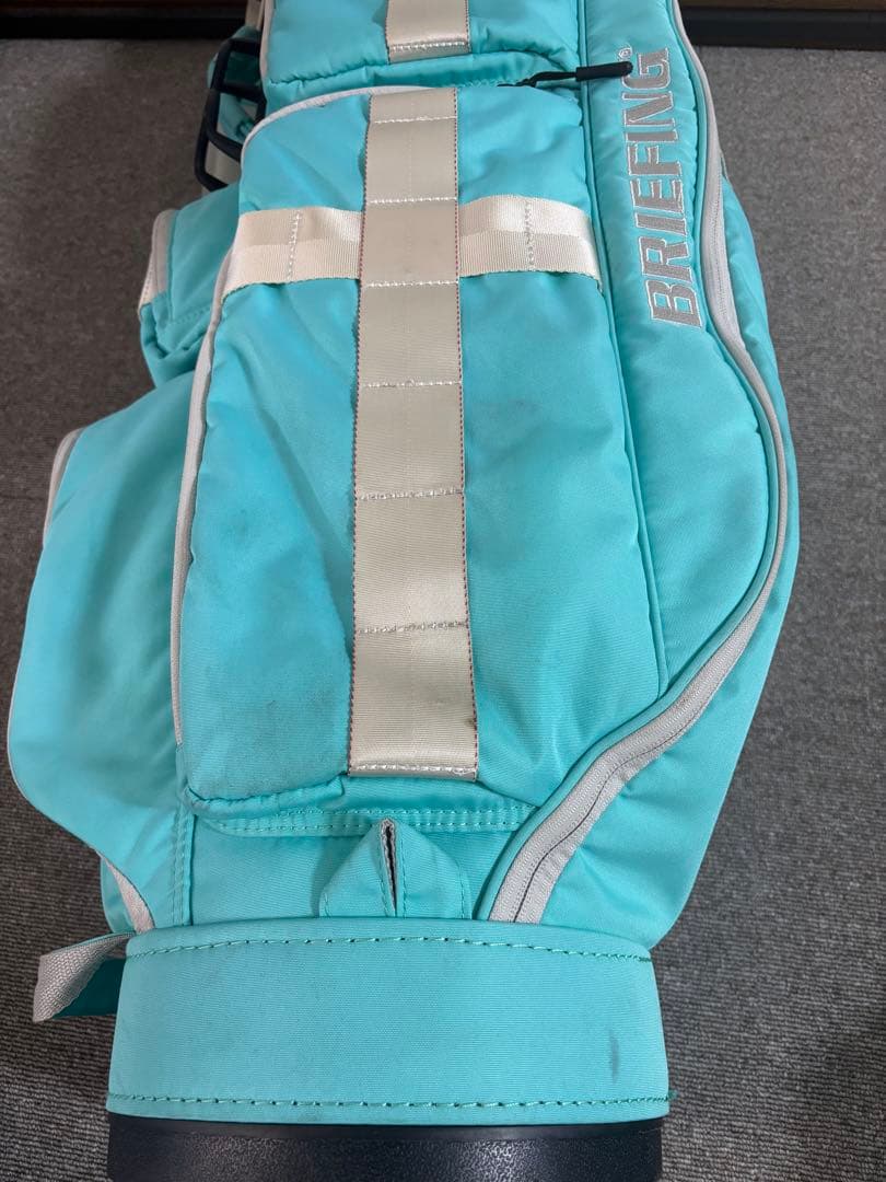 BRIEFING キャディバッグ AQUA限定色