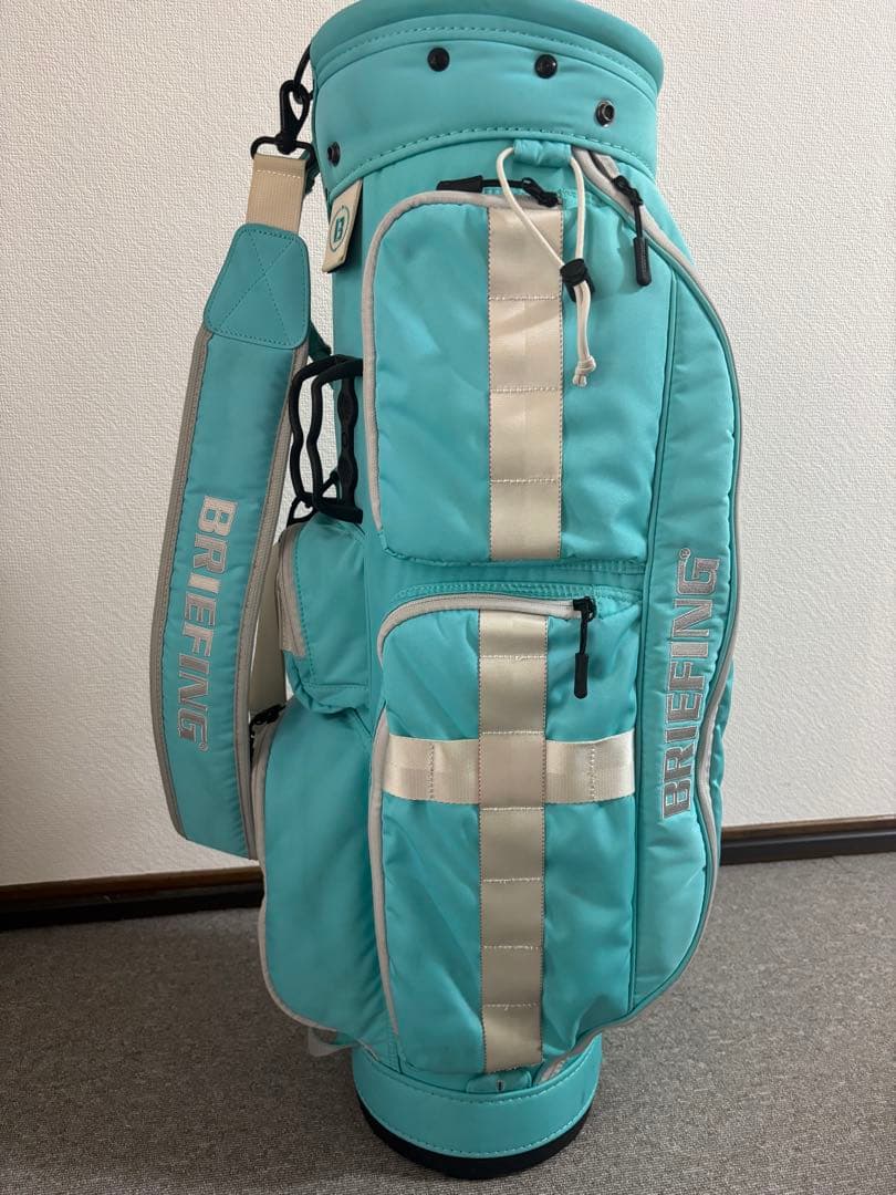 BRIEFING キャディバッグ AQUA限定色